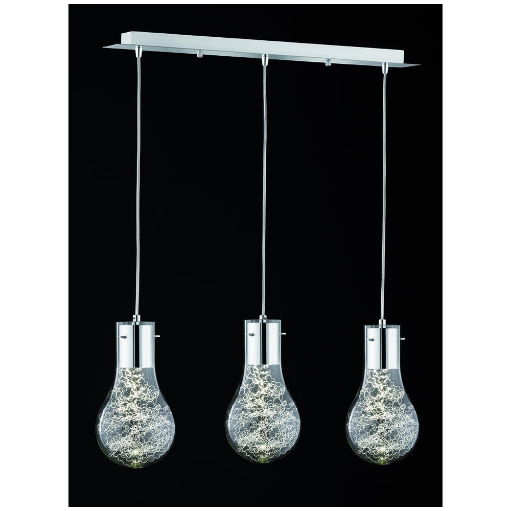 Modern LED Ceiling Pendant Light With Decorative Wire F2334/3