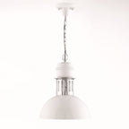 Contemporary Industrial Ceiling Pendant Light In White Finish SUS122