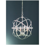 Cosmic Concentric Design Ceiling Pendant Light In Cream Finish F2353/4