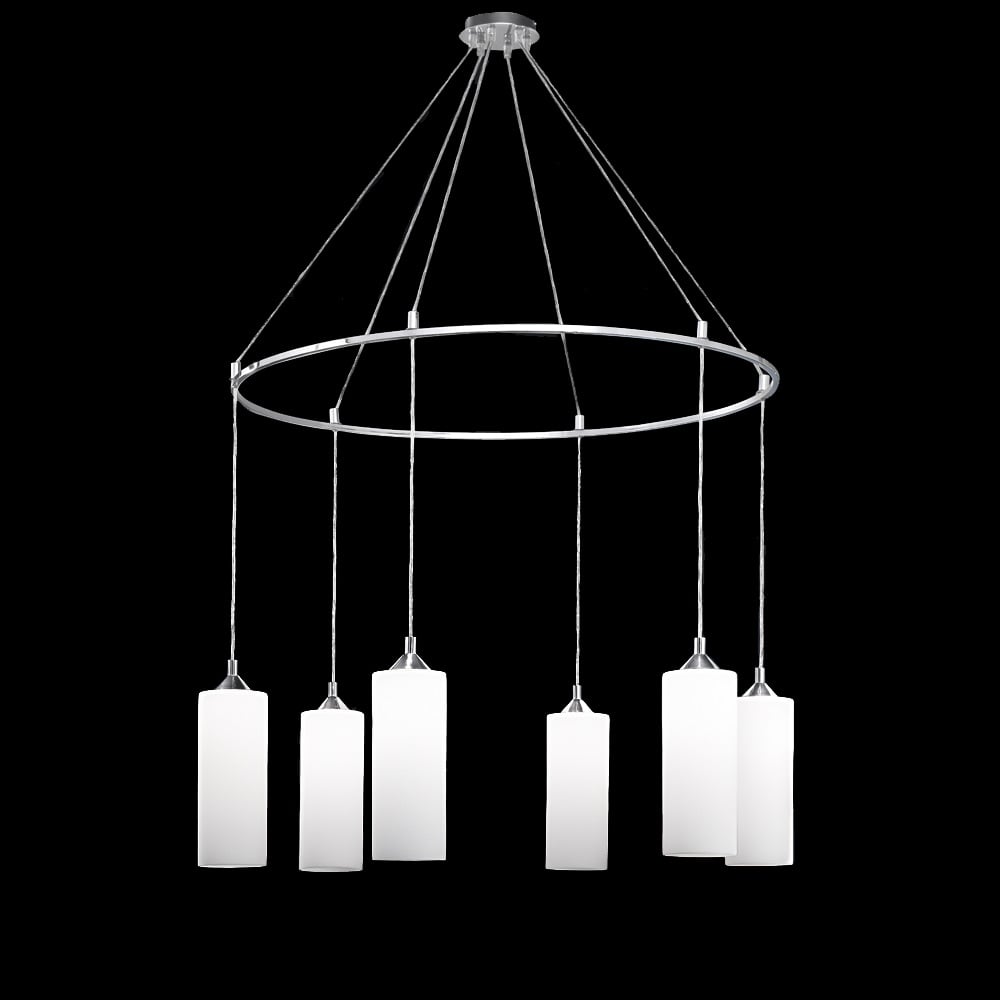 Modern 6 Light Ceiling Pendant Light F2199/6/887
