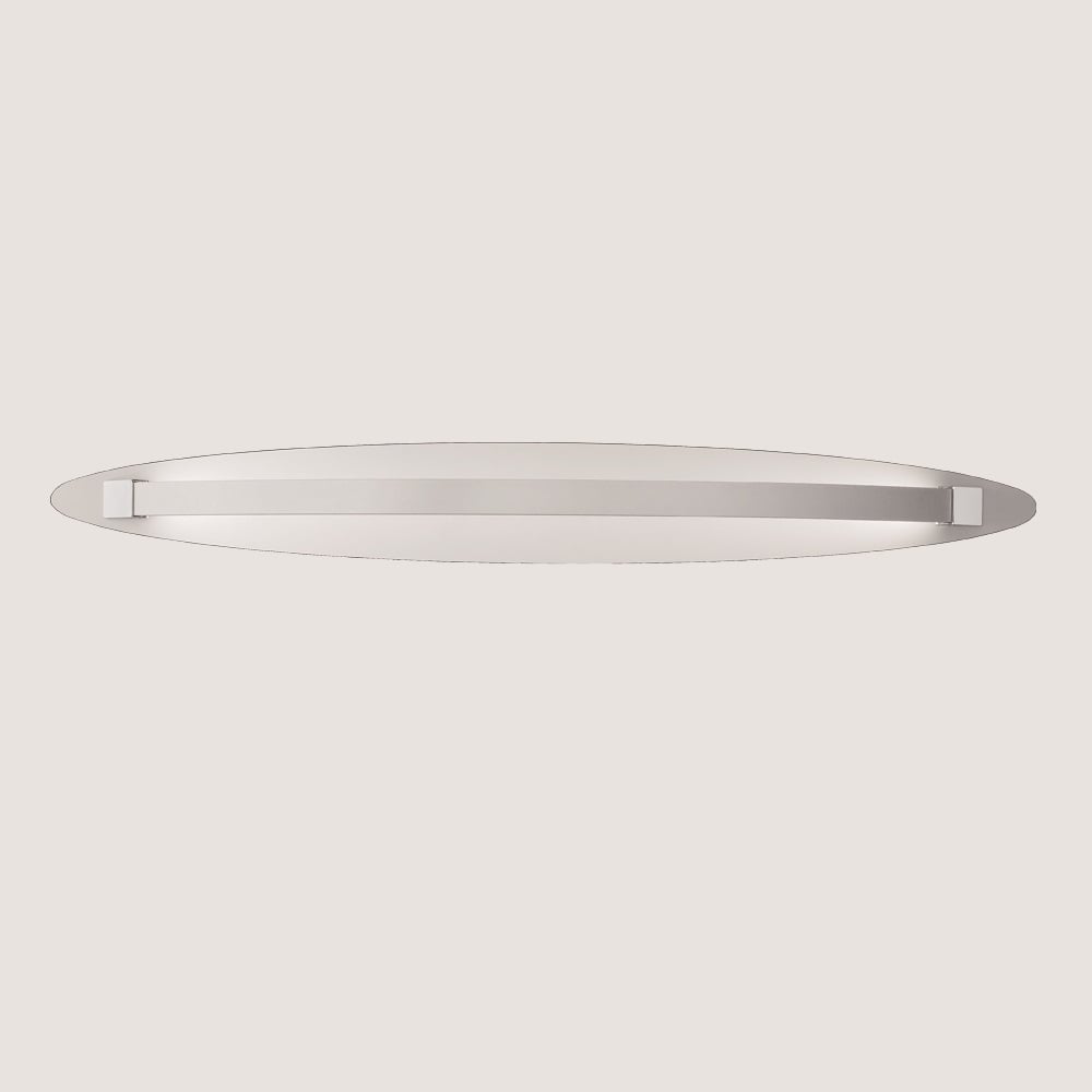 Modern Large LED Wall Light In Ivory Finish W065