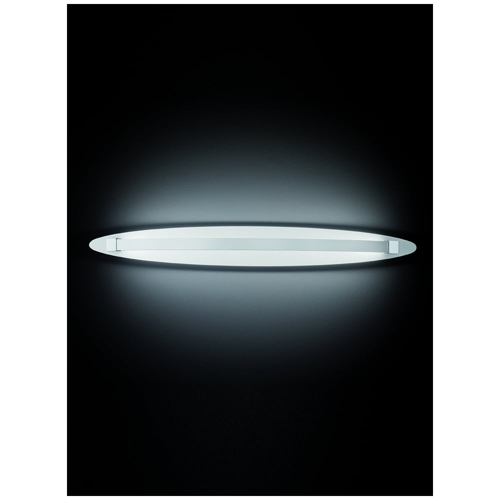 Modern Large LED Wall Light In Ivory Finish W065