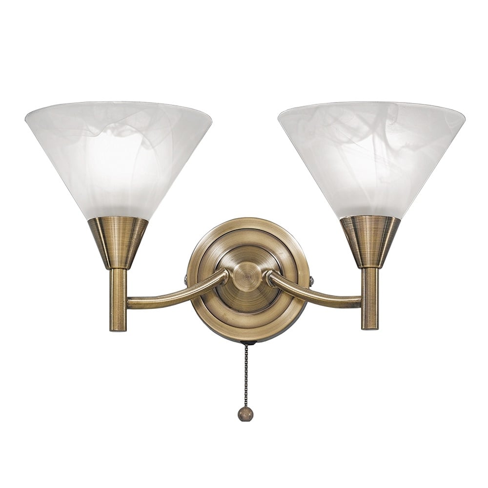F2251/2 Bronze 2 Light Wall Light