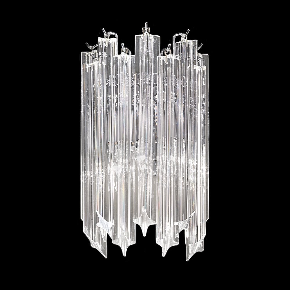 F2266/2 2 Light Crystal Wall Lamp