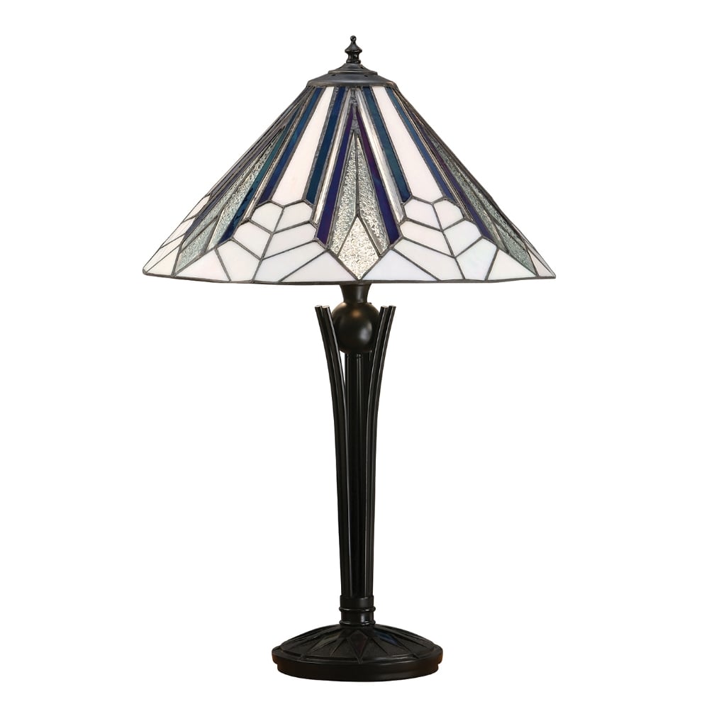 Astoria Tiffany Medium Table Lamp In Art Deco Style 63939