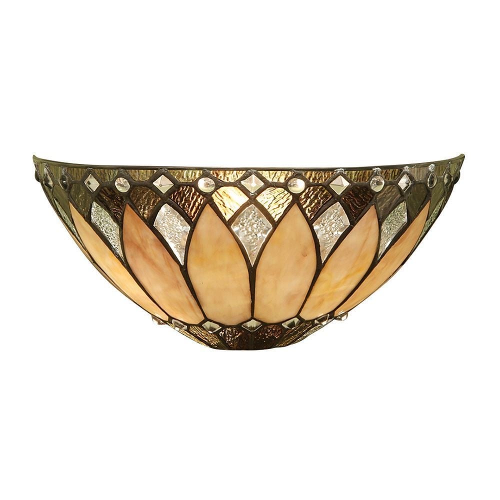Brooklyn Tiffany Wall Light With Rich Cream Art Glass 63983