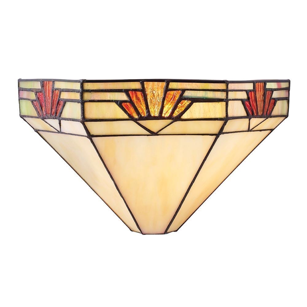 Nevada Tiffany Wall Light In Art Deco Style 64288