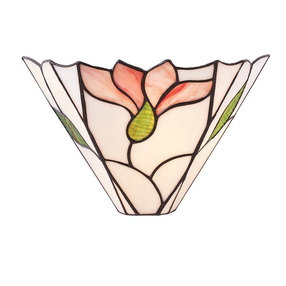 Botanica Tiffany Wall Light With Floral Design 63964