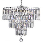 Empire 5 Light Crystal Chandelier in Chrome Finish 1375-5CC