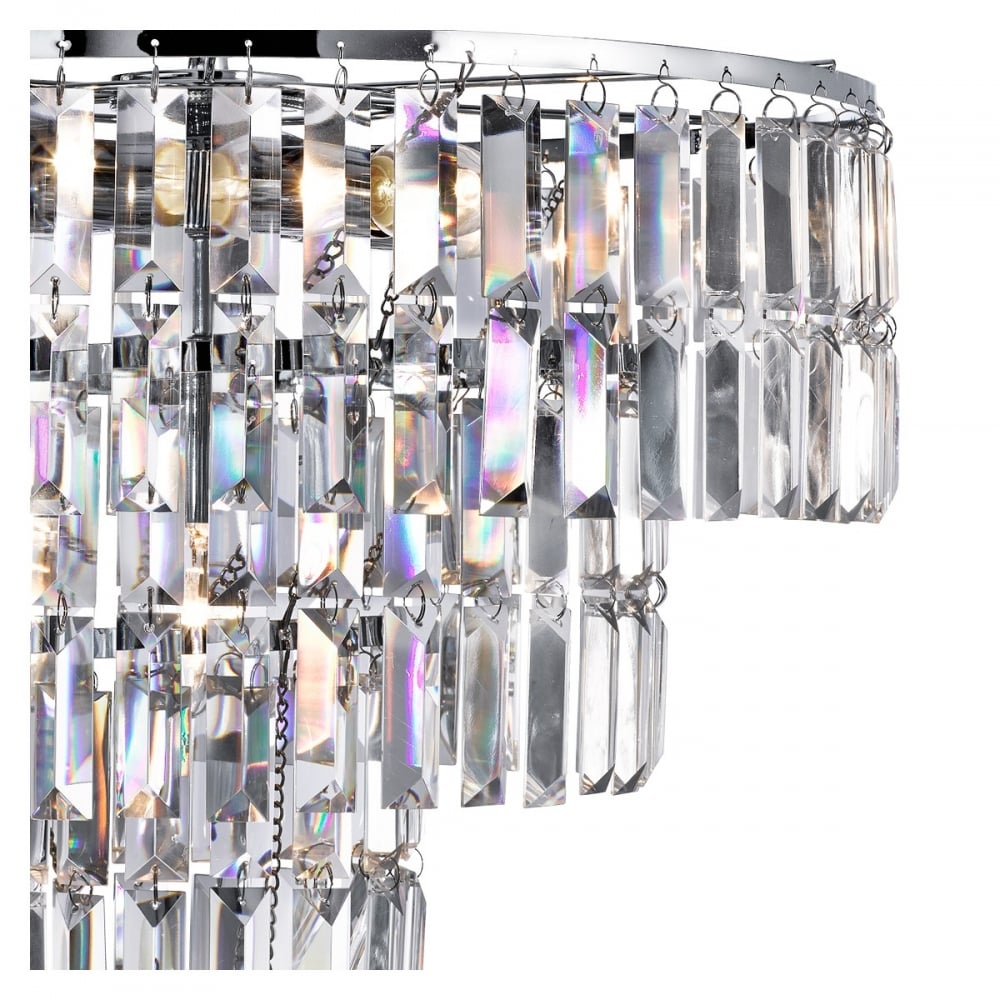 Empire 5 Light Crystal Chandelier in Chrome Finish 1375-5CC