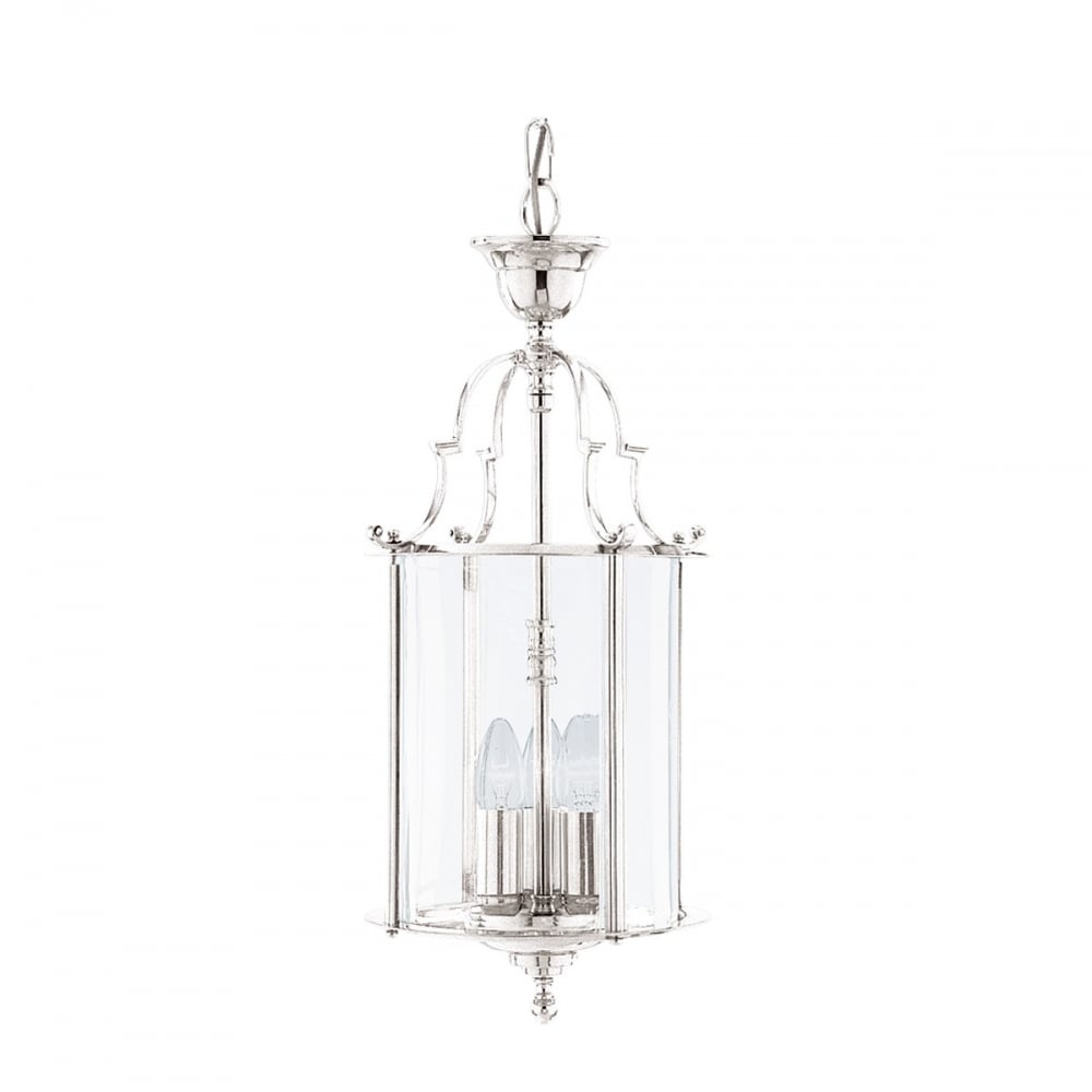 Classic 3 Light Ceiling Lantern In Chrome Finish 3003-10CC