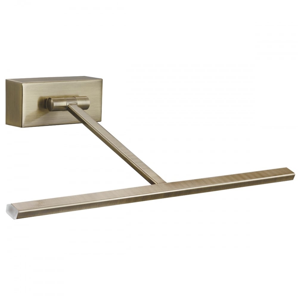 Modern LED Picture Light In Antique Brass Finish 5586AB