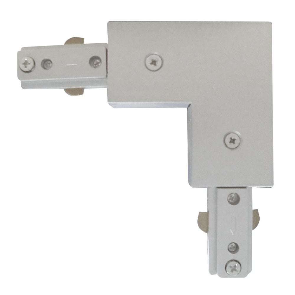Right Angle Two Way Connector For TR4801SI In Silver Finish 1802SI