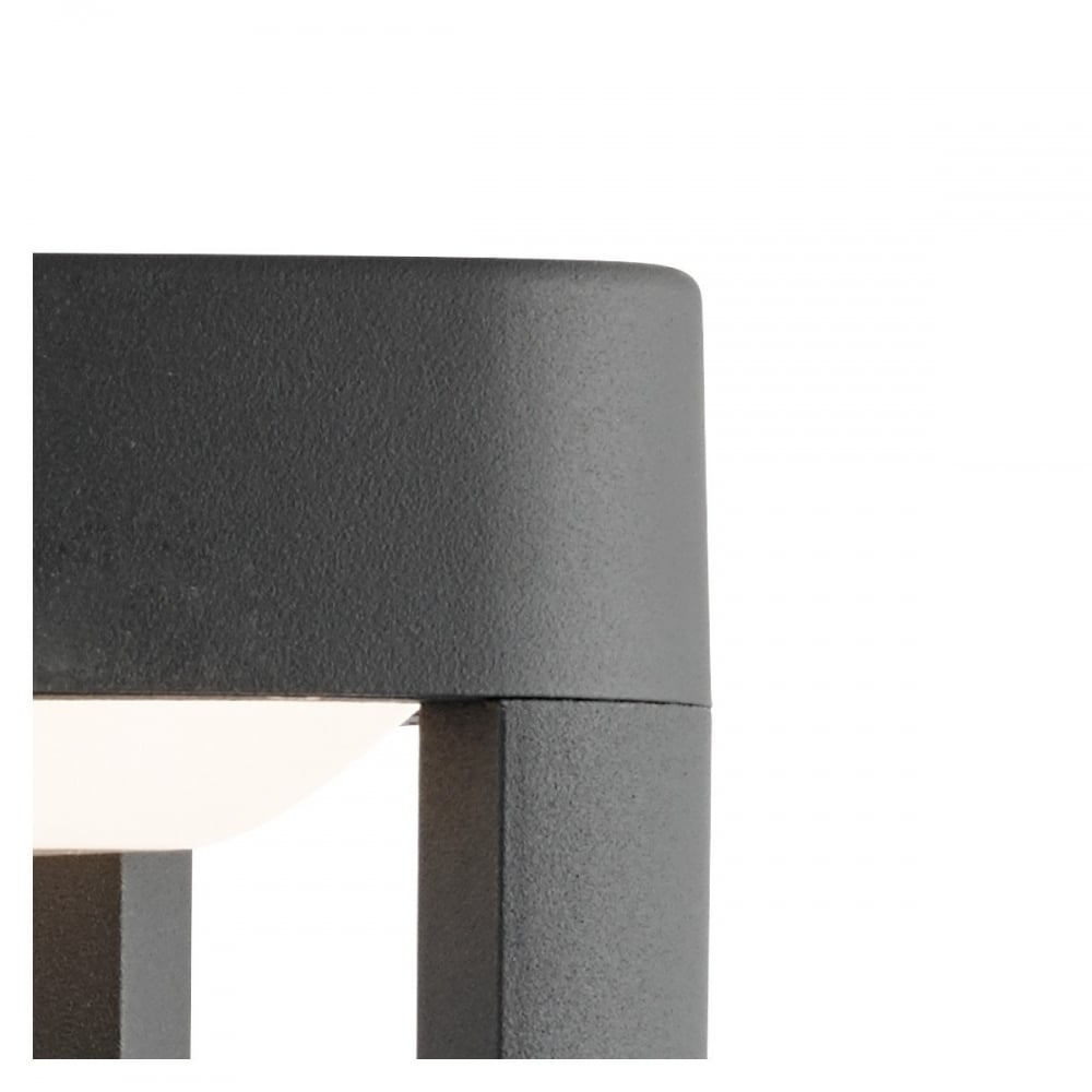 Outdoor LED Post Light In Grey Finish With Acrylic Diffuser IP54 1005-800GY