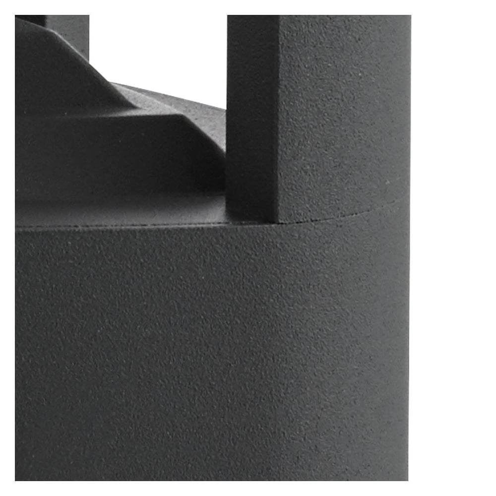 Outdoor LED Post Light In Grey Finish With Acrylic Diffuser IP54 1005-500GY