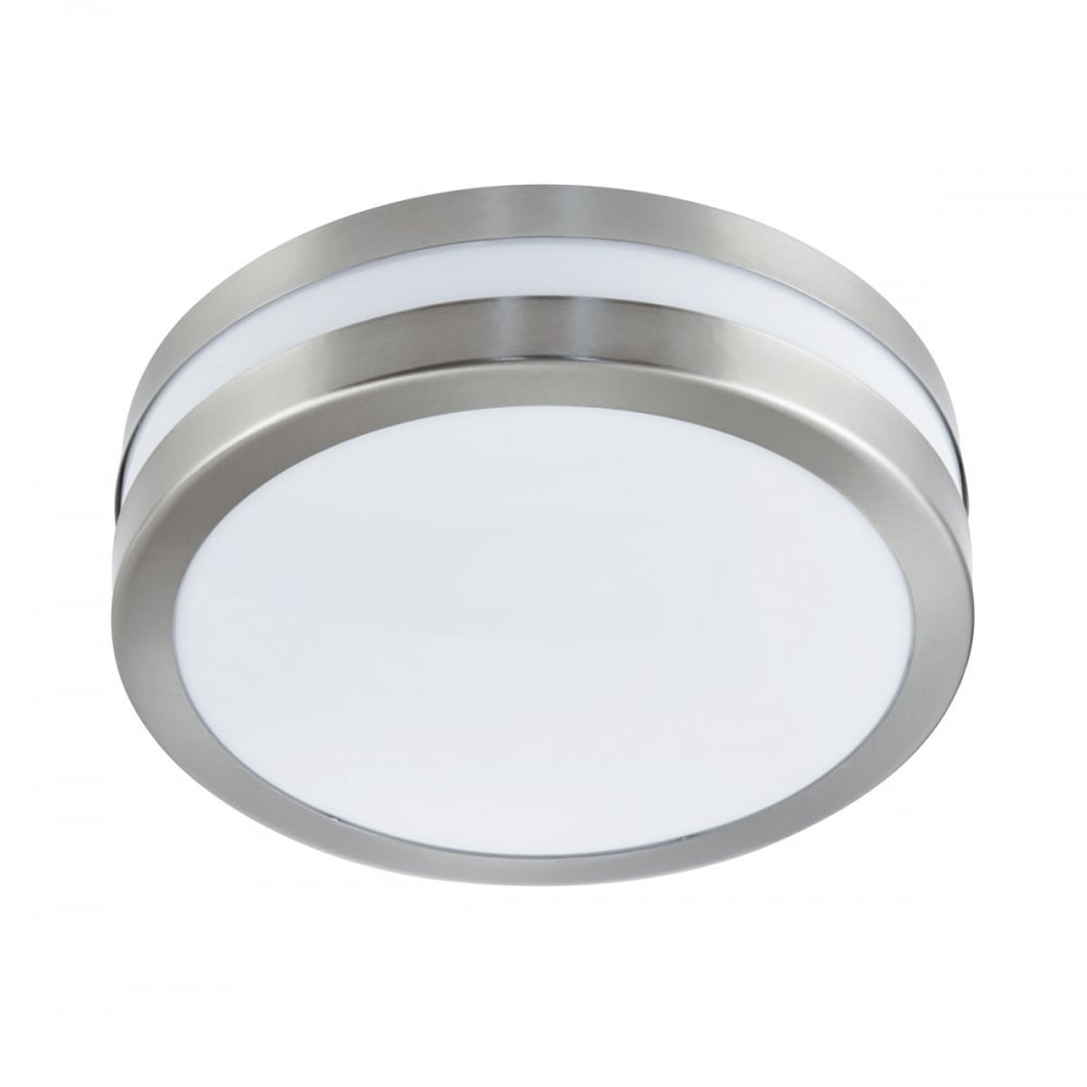 Outdoor Flush Ceiling Light In Stainless Steel Finish IP44 2641-28