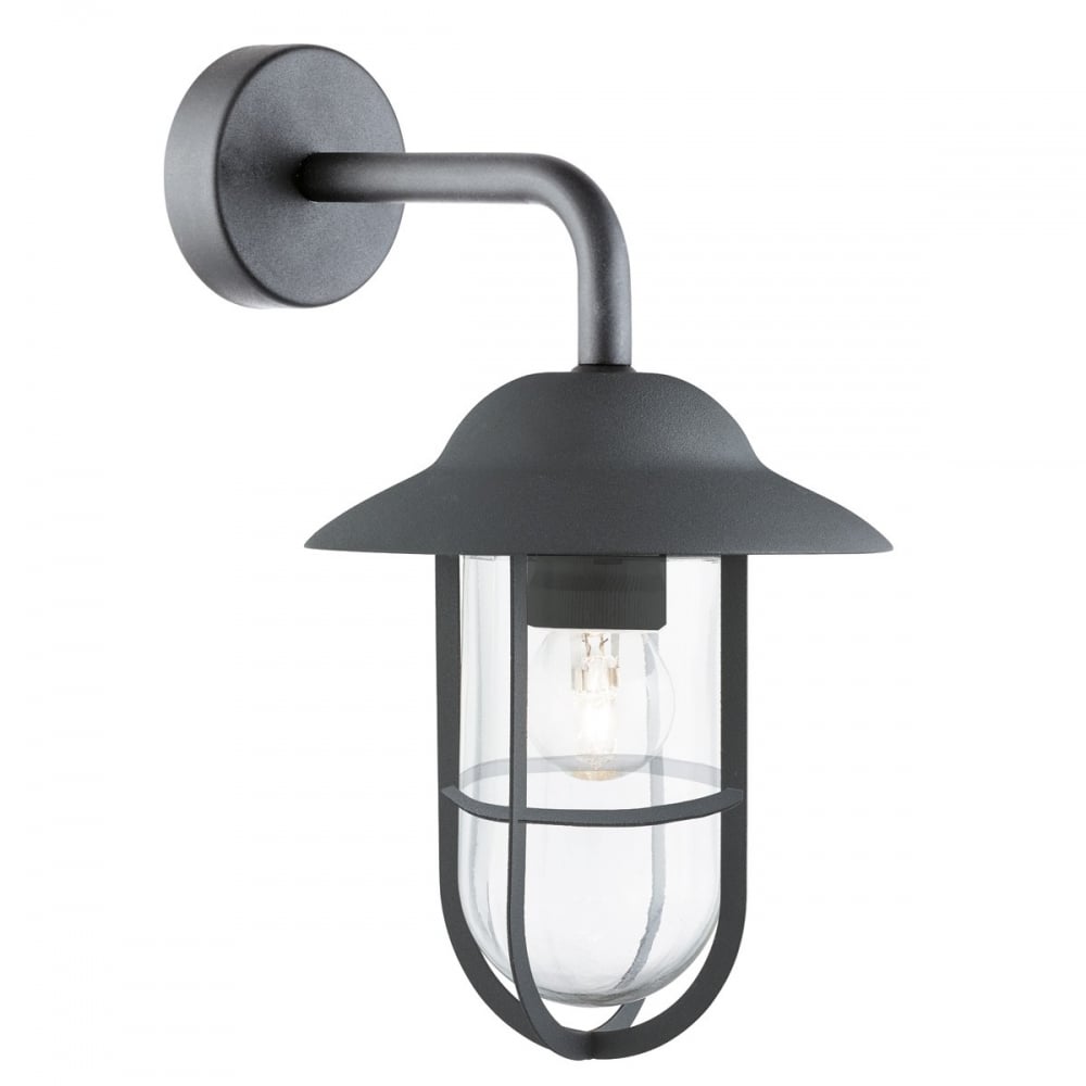 Outdoor Wall Light In Matt Black Finish IP44 3291BK