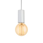 Berkeley Vintage LED Ceiling Pendant Light In White Finish 5927WH