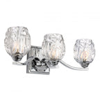 Kalli Bathroom LED 3 Light Above Mirror Fitting In Polished Chrome Finish IP44 FE/KALLI3 BATH