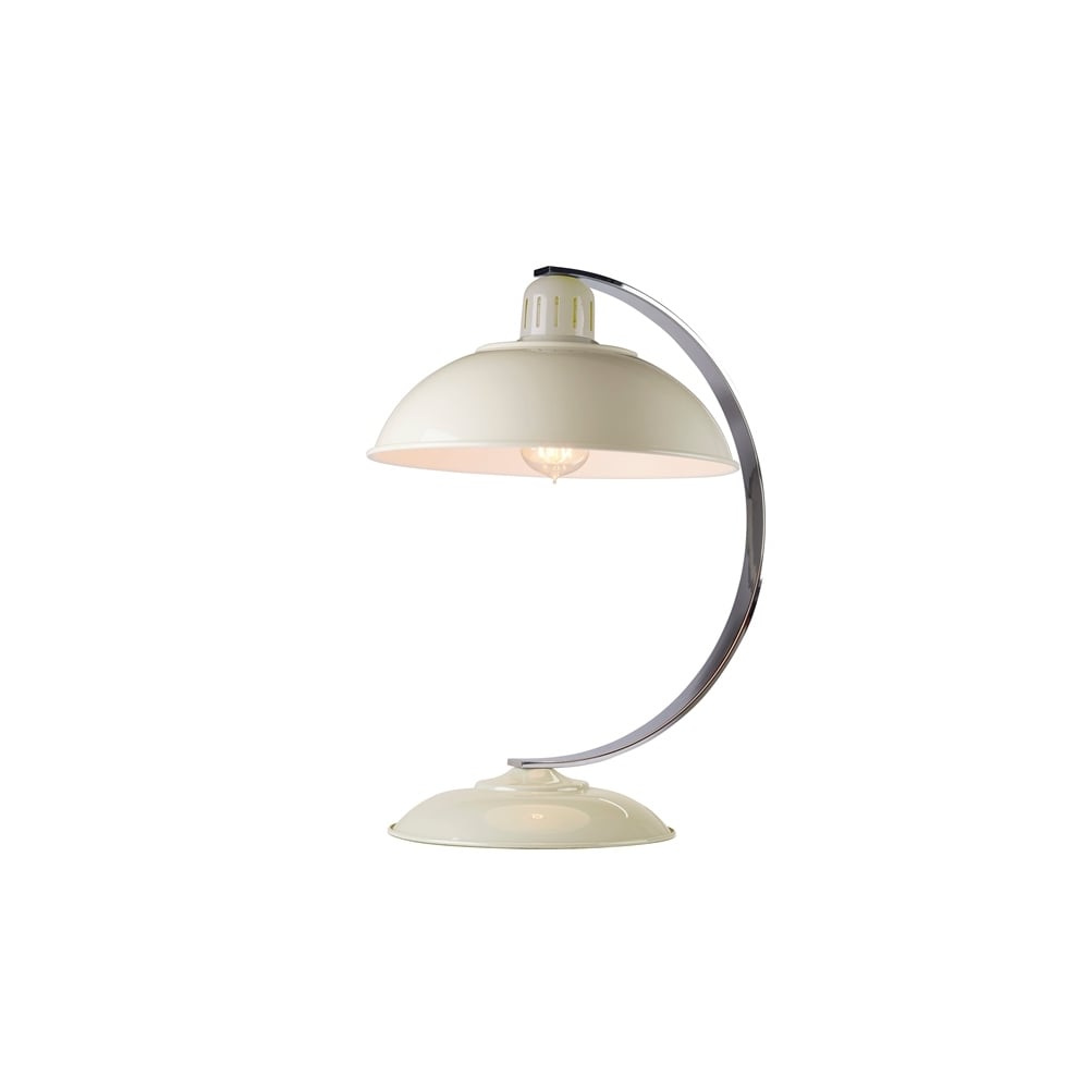 Franklin Retro Table Lamp In Cream Finish FRANKLIN CREAM