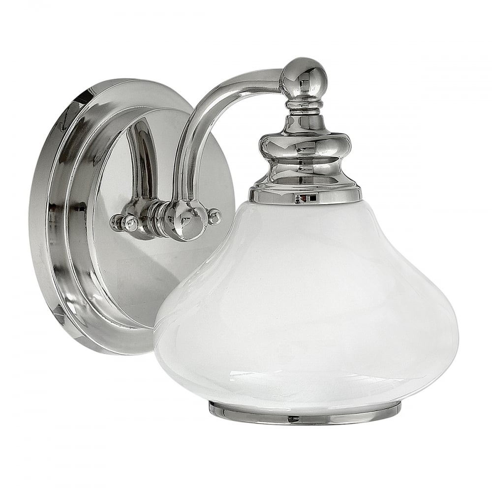 Ainsley LED Bathroom Wall Light In Polished Chrome Finish IP44 HK/AINSLEY1 BATH