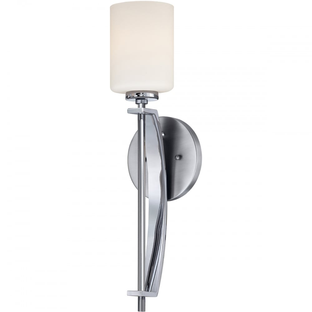 Taylor Bathroom LED Wall Light In Polished Chrome IP44 QZ/TAYLOR1L BATH