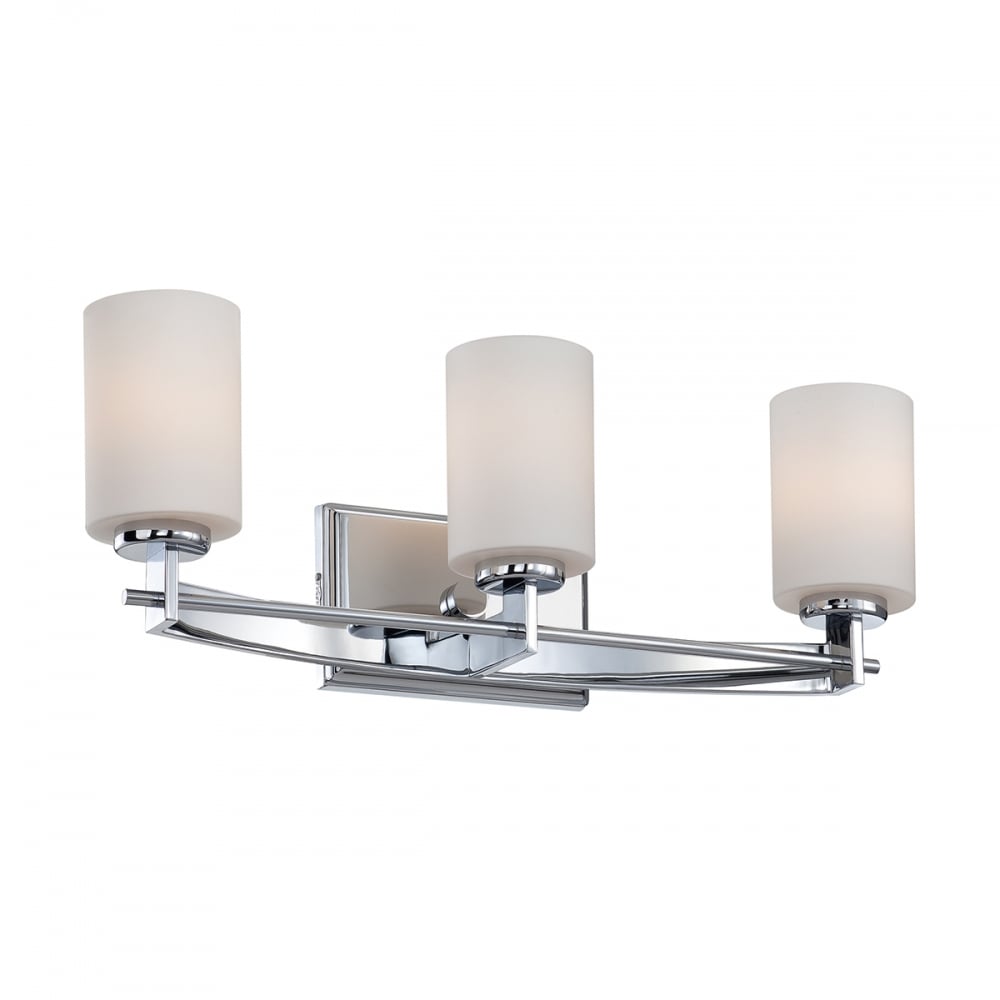 Taylor Bathroom LED Above Mirror Light In Polished Chrome IP44 QZ/TAYLOR3 BATH