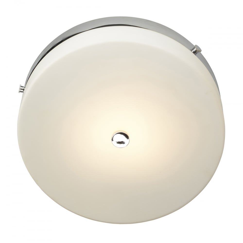 Tamar Large Bathroom Ceiling Light In Polished Chrome Finish IP44 BATH/TAM/F/L PC
