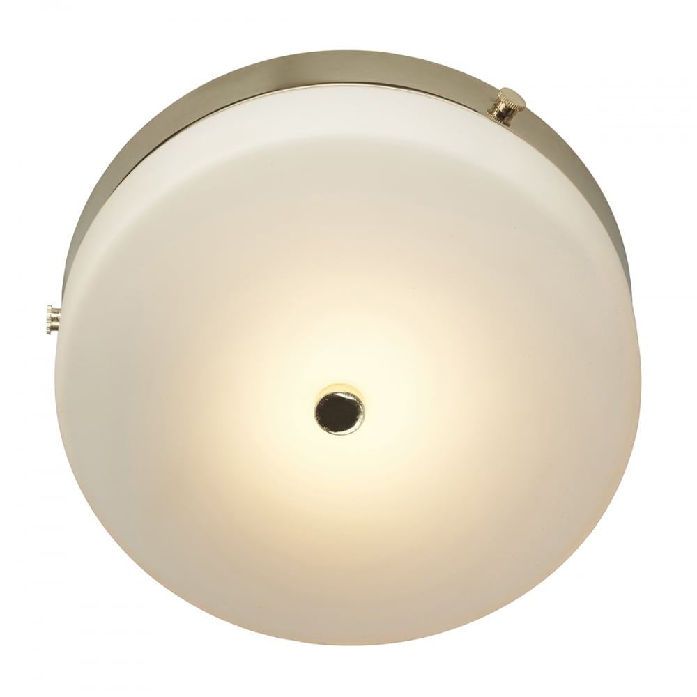 Tamar Medium Bathroom Ceiling Light In Polished Gold Finish IP44 BATH/TAM/F/M PG