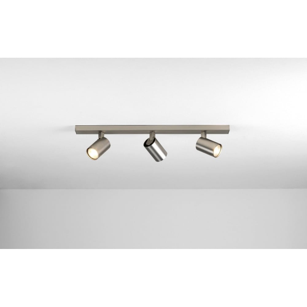 Ascoli Triple Bar Spotlight In Matt Nickel Finish 1286129