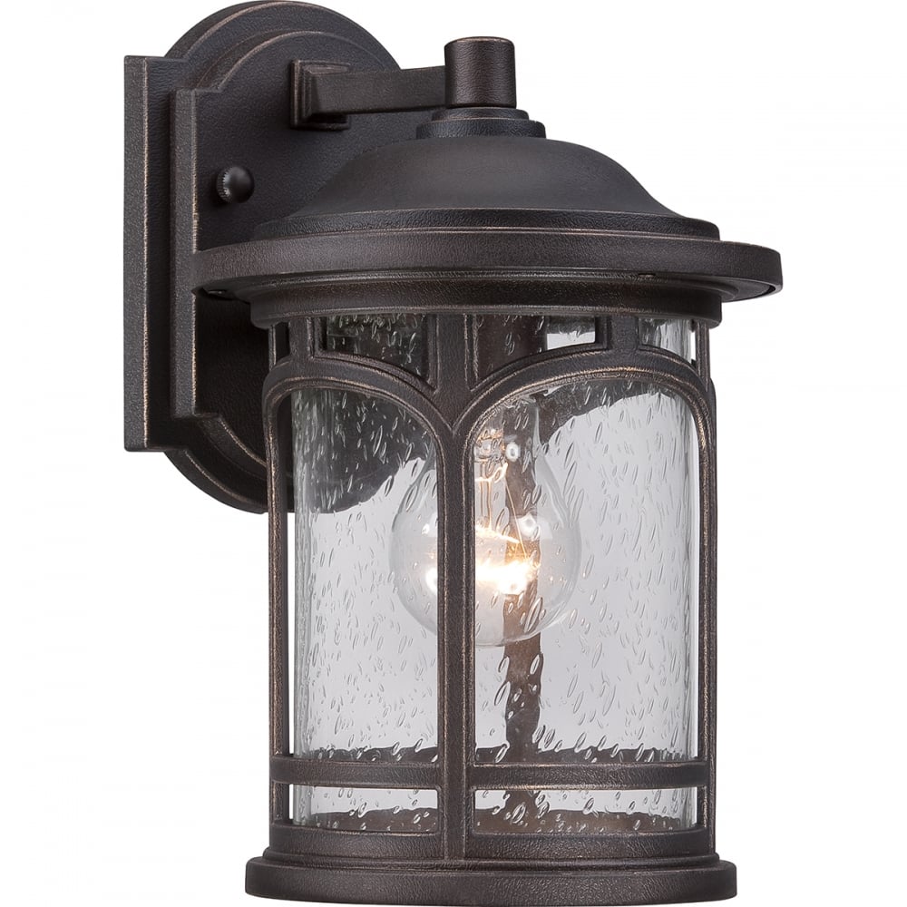 Marblehead Outdoor Small Wall Lantern In Palladian Bronze Finish QZ/MARBLEHEAD2/S