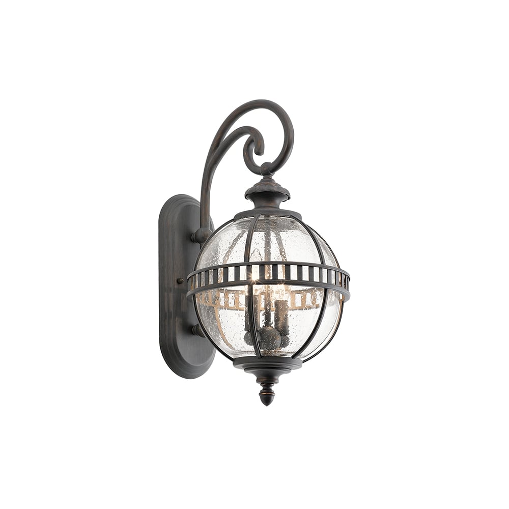 Halleron Outdoor Wall Lantern In Londonderry Finish KL/HALLERON/2S