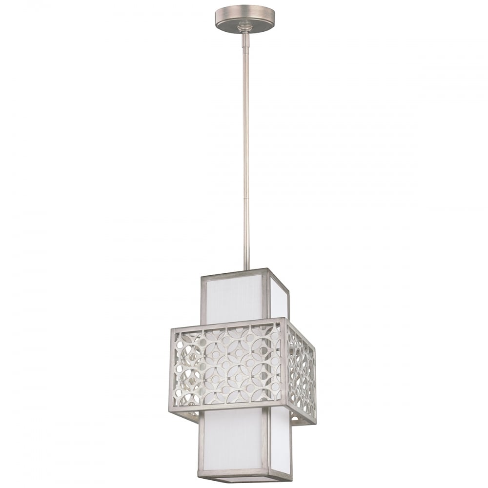 Kenney Unique Ceiling Pendant Light In Sunrise Silver Finish FE/KENNEY/MP