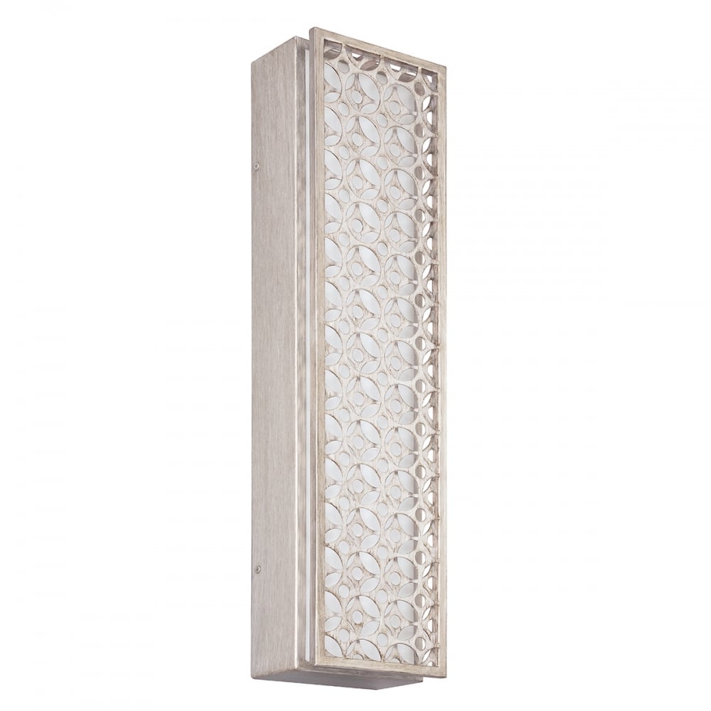 Kenney Unique LED Wall Light In Sunrise Silver Finish FE/KENNEY/LED