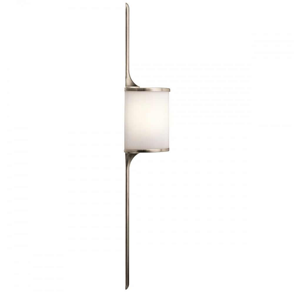 Mona Stylish LED Large Wall Light In Classic Pewter Finish IP44 KL/MONA/L CLP