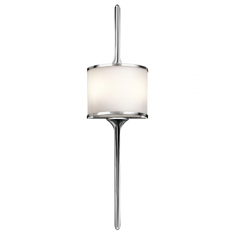Mona Stylish LED Large Wall Light In Polished Chrome Finish IP44 KL/MONA/L PC