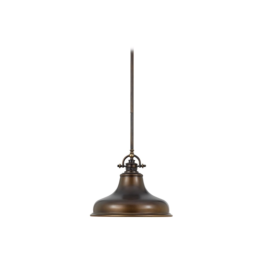 Emery Medium Ceiling Pendant Light In Palladian Bronze Finish QZ/EMERY/P/M PN