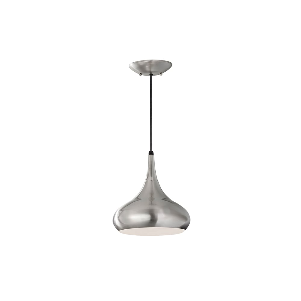 Beso Medium Ceiling Pendant Light In Brushed Steel Finish FE/BESO/P/M BS