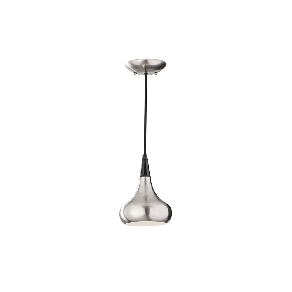Beso Small Ceiling Pendant Light In Brushed Steel Finish FE/BESO/P/S BS