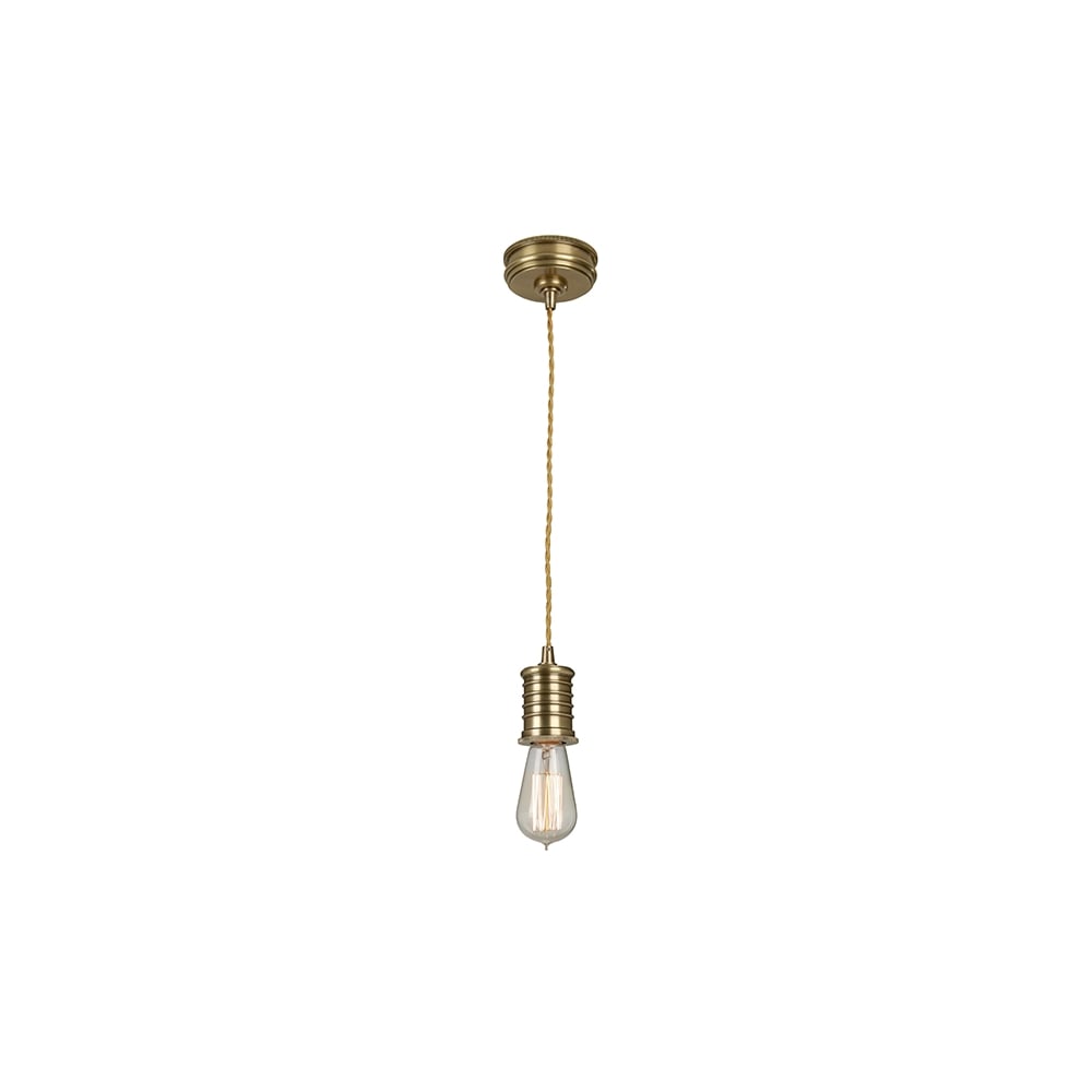 Douille Ceiling Pendant Light In Aged Brass Finish DOUILLE/P AB