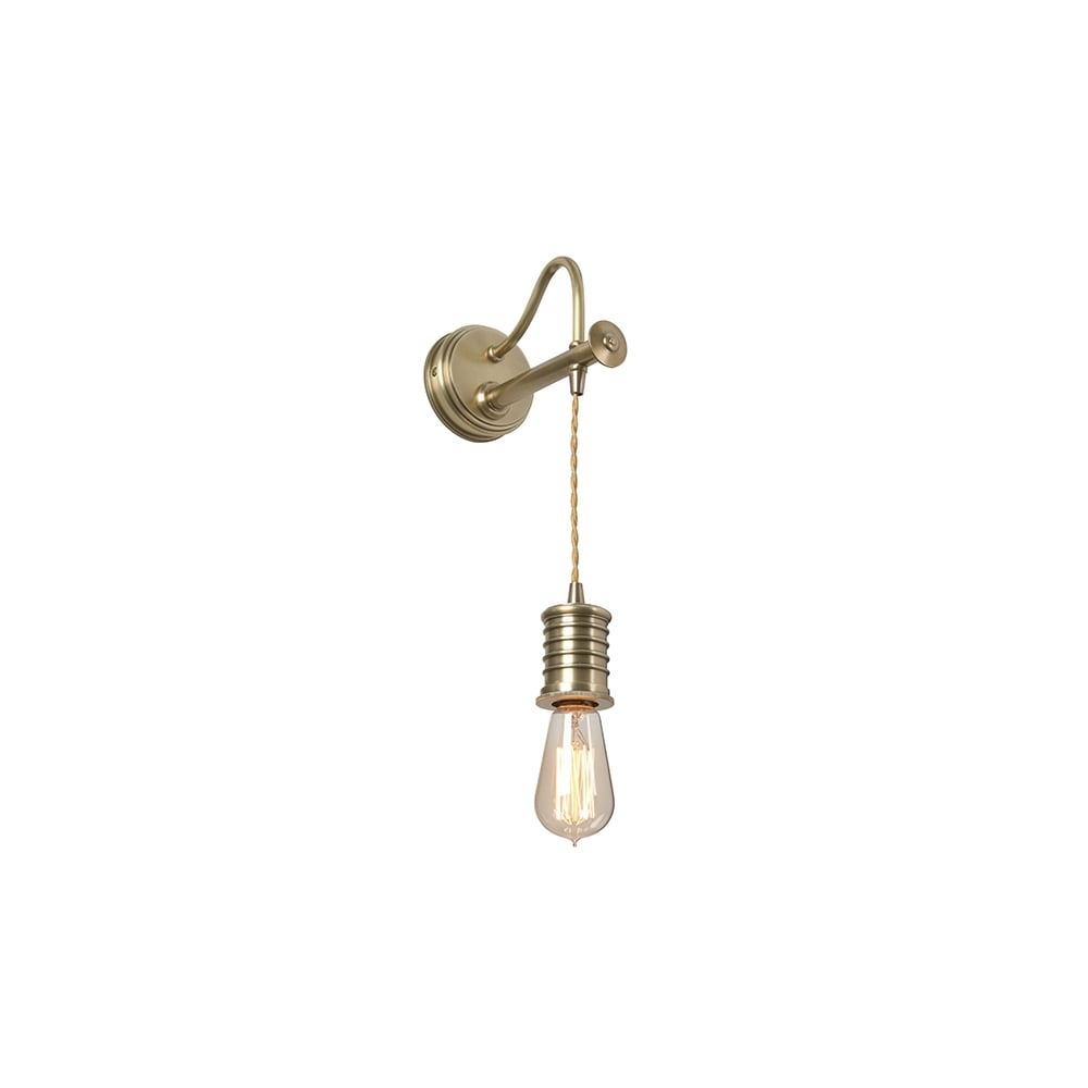 Douille Wall Light In Aged Brass Finish DOUILLE1 AB