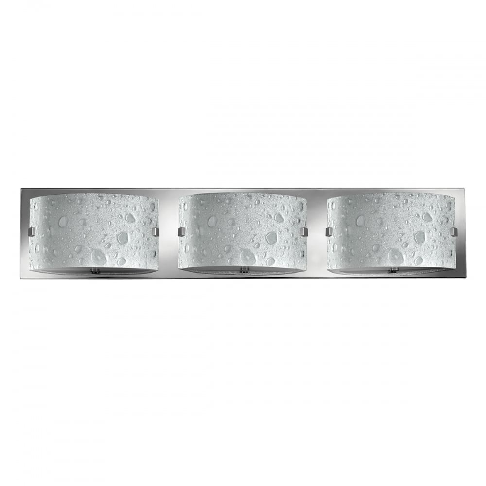 Daphne Bathroom LED 3 Light Wall Bracket In Polished Chrome HK/DAPHNE3 BATH