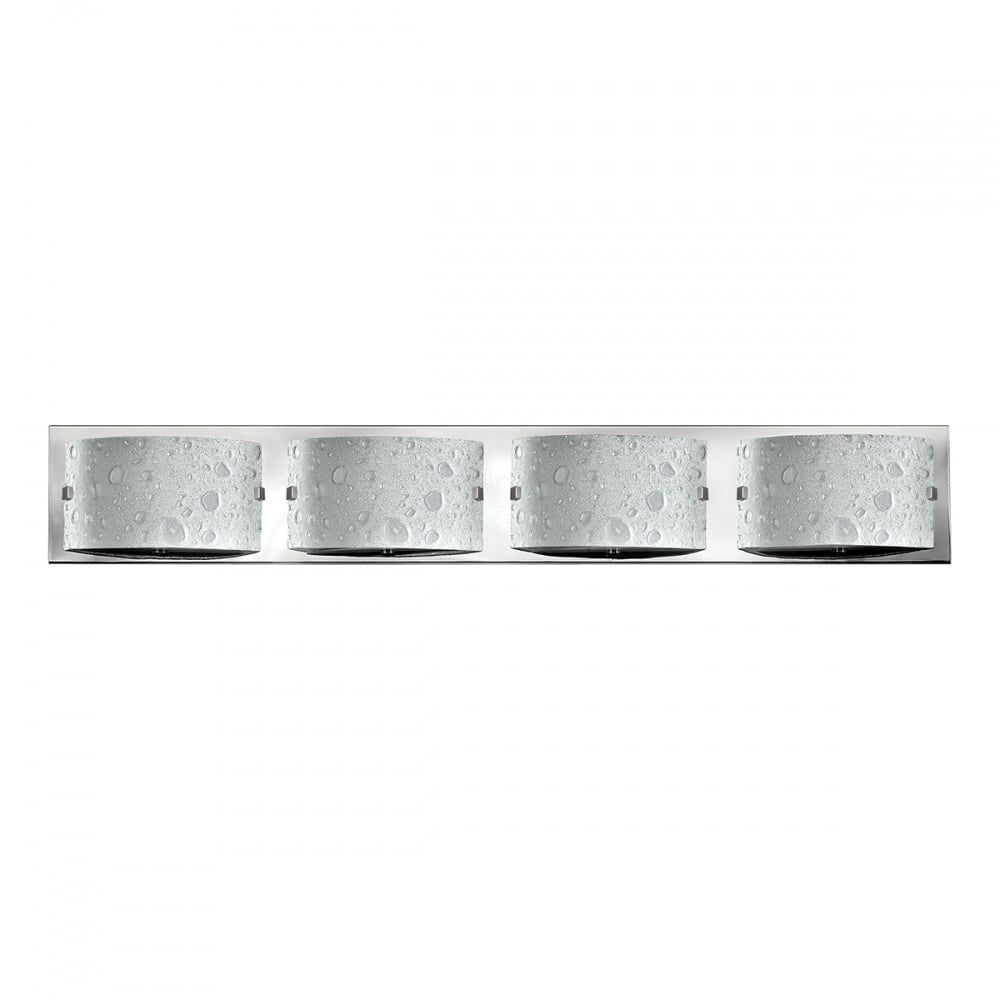 Daphne Bathroom LED 4 Light Wall Bracket In Polished Chrome HK/DAPHNE4 BATH
