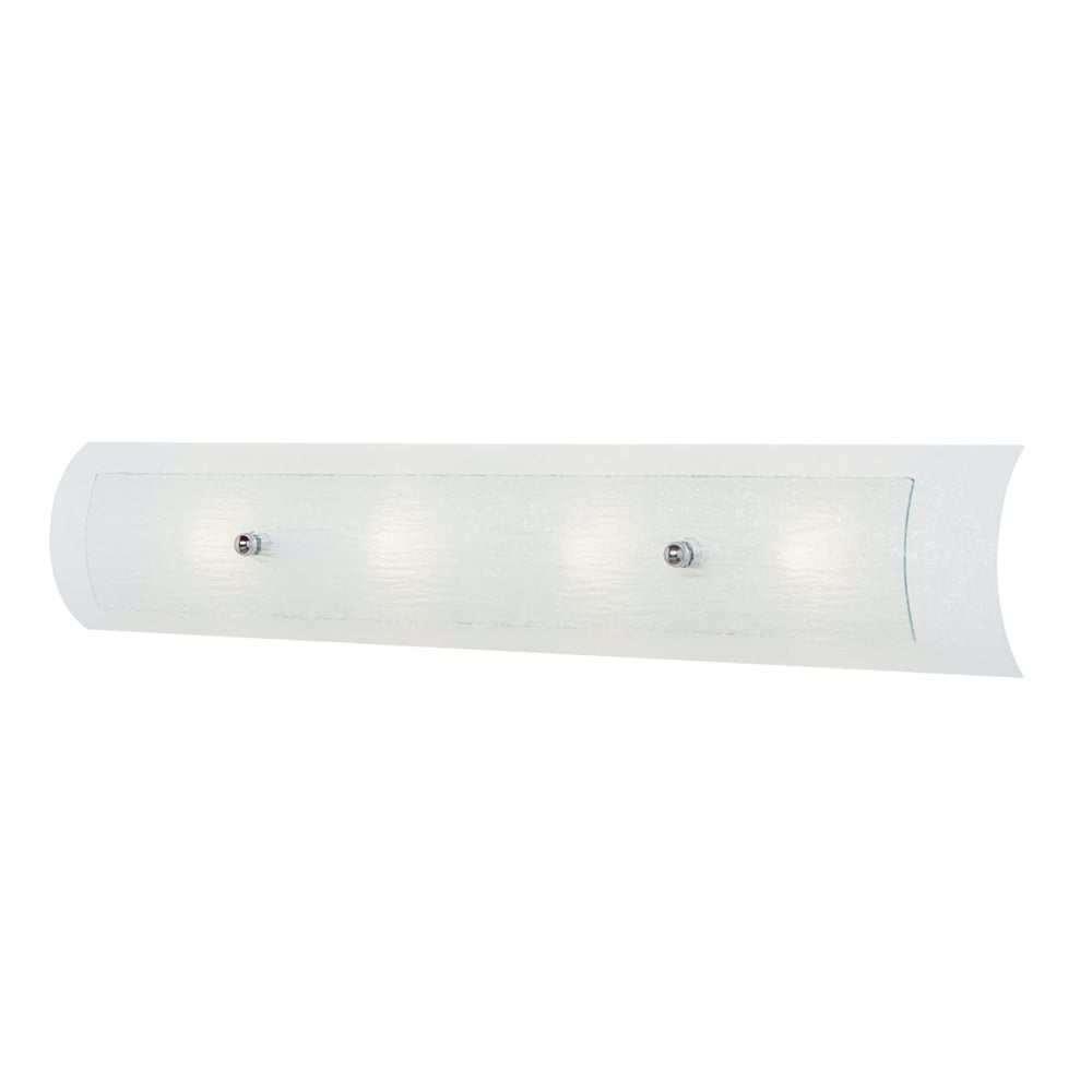 Duet Contemporary Large Bathroom LED Wall Light In Polished Chrome HK/DUET4 BATH