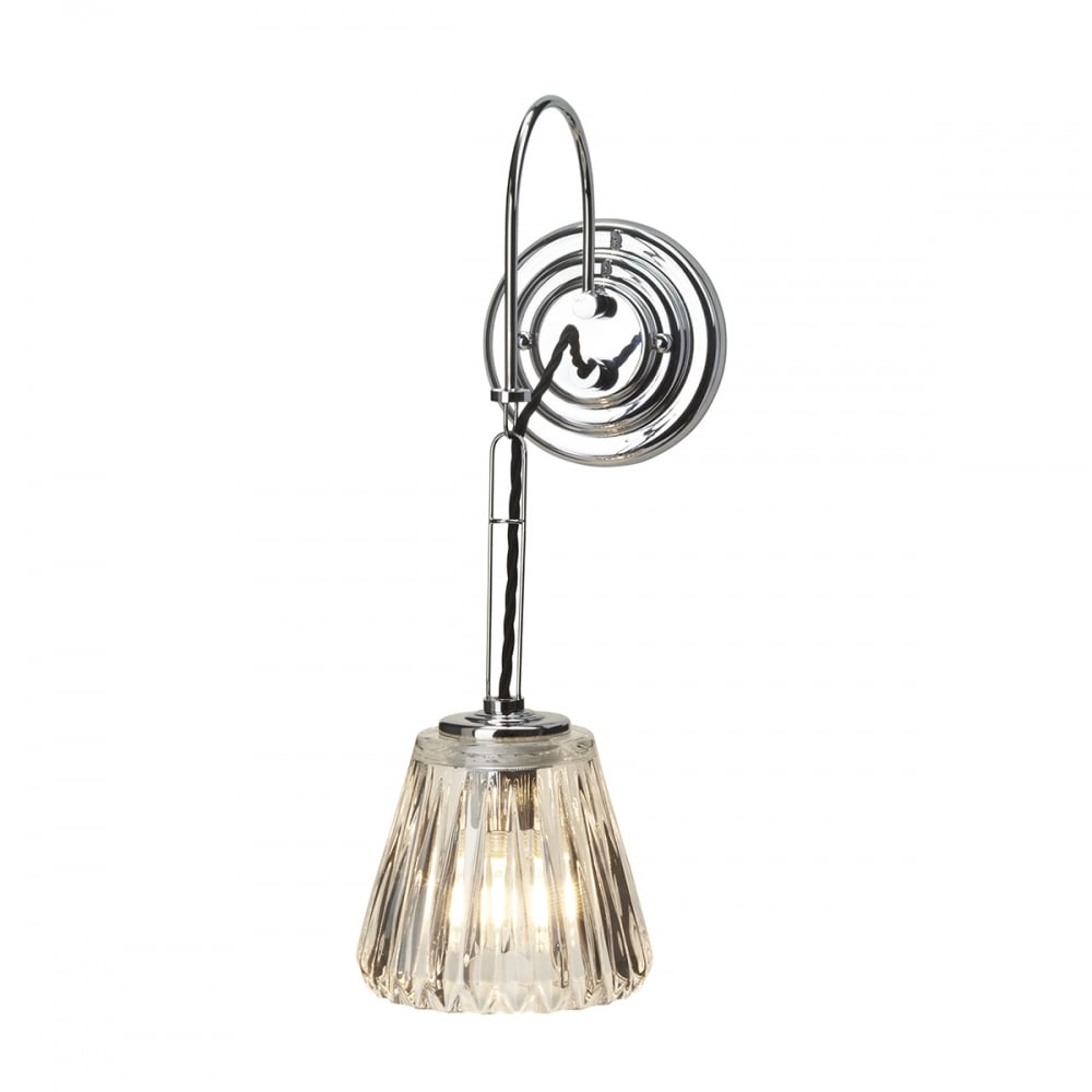 Demelza Bathroom LED Wall Light In Polished Chrome Finish IP44 BATH/DEMELZA PC