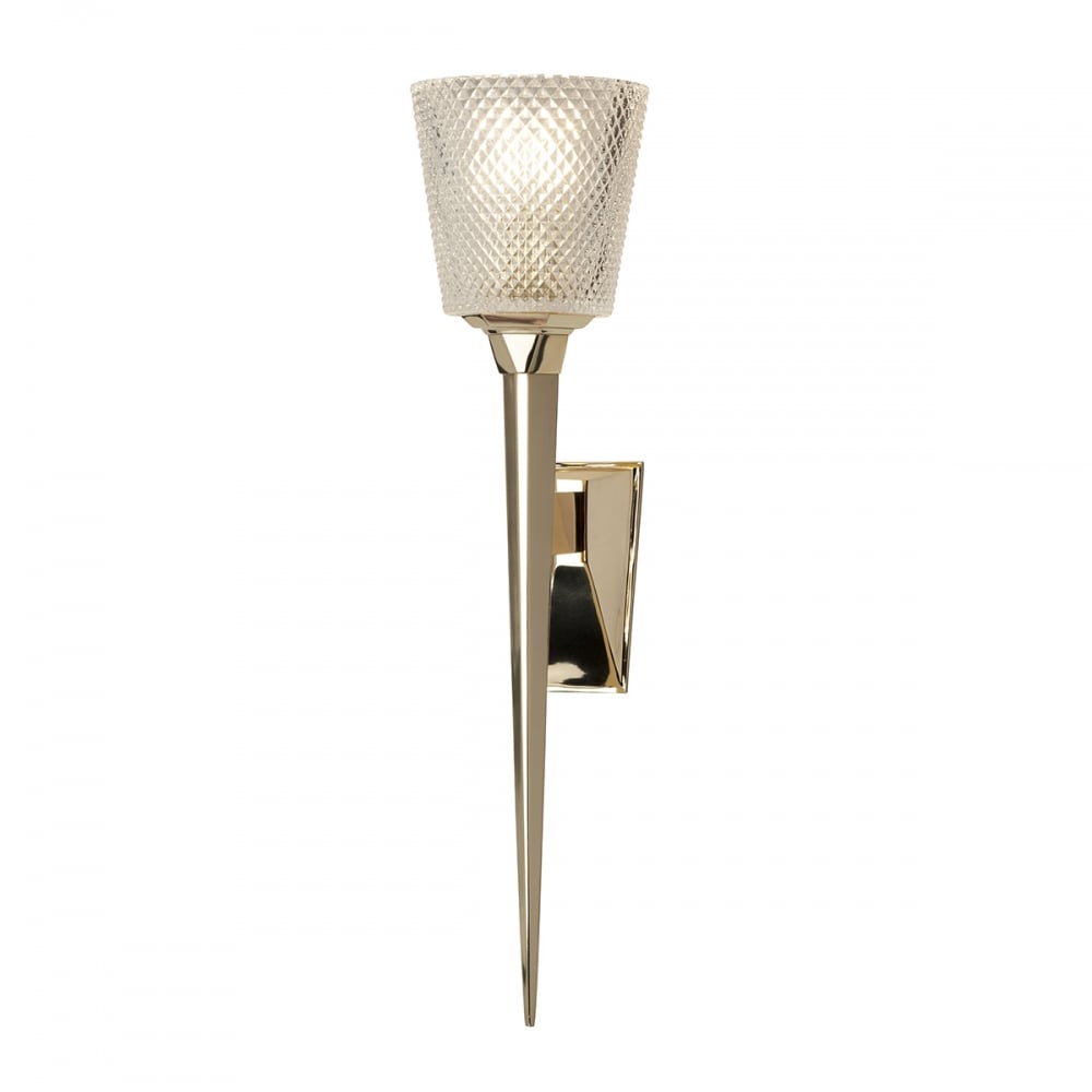 Verity Bathroom LED Wall Light In Polished Gold Finish IP44 BATH/VERITY PG