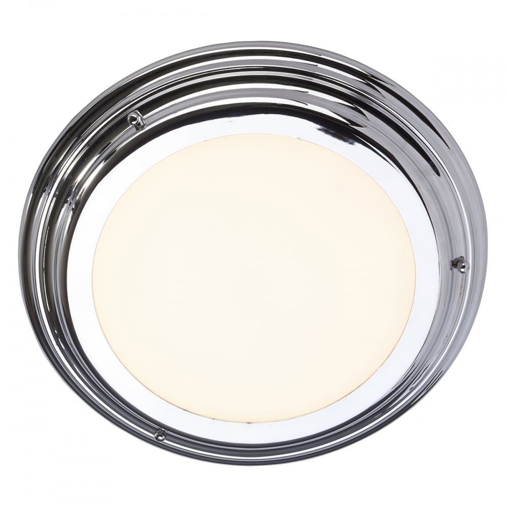 Welland Medium Bathroom Ceiling Light In Polished Chrome Finish IP54 BATH/TAM/F/M PC