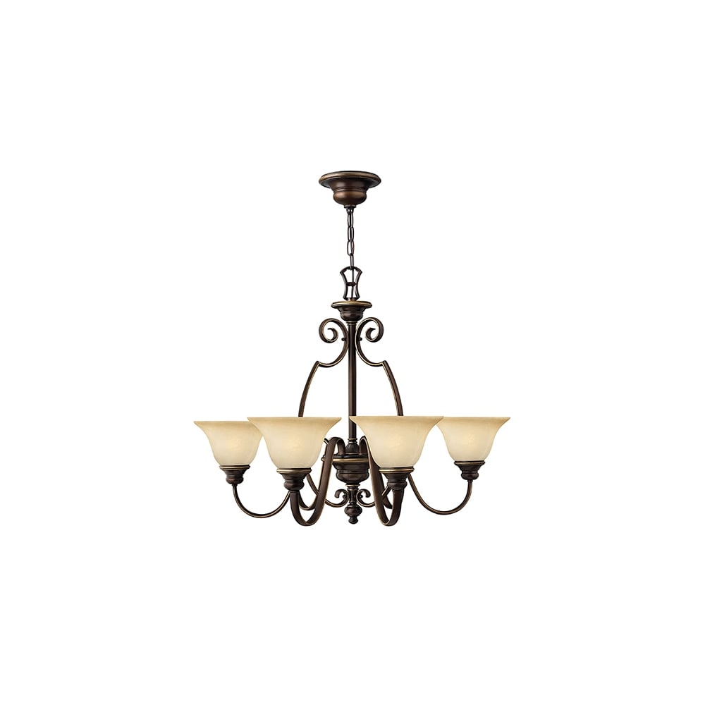 Cello Vintage 6 Light Chandelier In Antique Bronze Finish HK/CELLO6