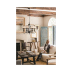 Plymouth 6 Light Chandelier In Old Bronze Finish HK/PLYMOUTH6
