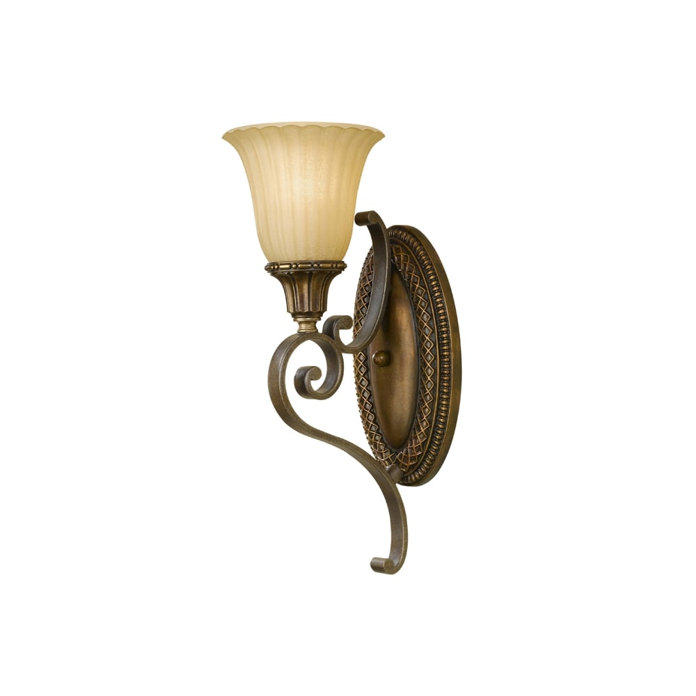 Kelham Hall Classic Wall Light In Gold And Bronze Finish FE/KELHAM HALL1